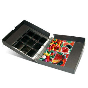 Presentation Boxes: Archival Black Metal-Edge Binder Box