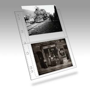 Polypropylene Enclosures Pages: Polypropylene Page 2 Pocket 5x7"-127mmx178mm