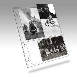 Polypropylene Page 3 Pocket 4x6"-102mmx152mm