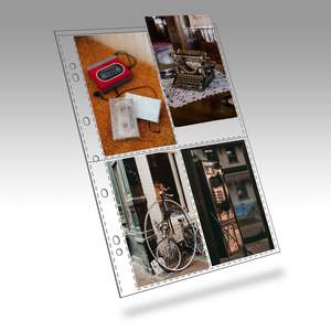 Polypropylene Page 4 Pocket 4x6"-102mmx152mm