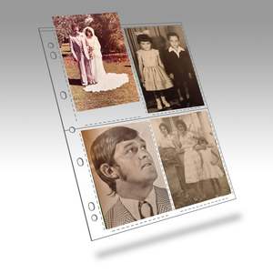 Polypropylene Enclosures Pages: Polypropylene Page 4 Pocket 4x5"-102mmx127mm