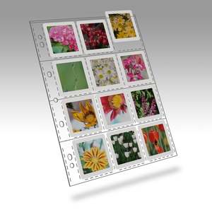 Polypropylene 120mm Slide Pages 12 Pocket