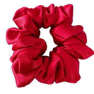 Satin Scrunchie - Red