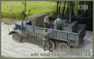 Military Kit 35th Scale: IBG 35007 Einheitsdiesel with Small Field Kitchen