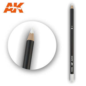 Ak Interactive Watercolor Weathering Pencils: AK-Interactive AK10004 Watercolor Weathering Pencil - White
