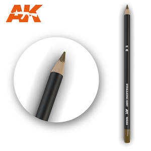 Ak Interactive Watercolor Weathering Pencils: AK-Interactive AK10030 Watercolor Weathering Pencil - Streaking Dirt