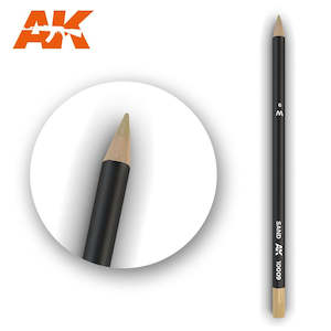 Ak Interactive Watercolor Weathering Pencils: AK-Interactive AK10009 Watercolor Weathering Pencil - Sand