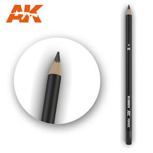 Ak Interactive Watercolor Weathering Pencils: AK-Interactive AK10002 Watercolor Weathering Pencil - Rubber
