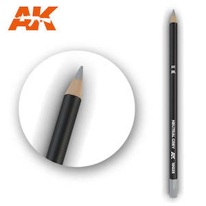 Ak Interactive Watercolor Weathering Pencils: AK-Interactive AK10025 Watercolor Weathering Pencil - Neutral Grey