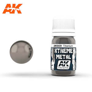 Ak Interactive Xtreme Metals 2: AK-Interactive AK669 Xtreme Metal Titanium