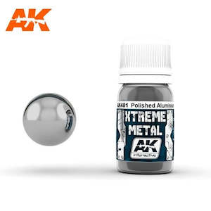 Ak Interactive Xtreme Metals 2: AK-Interactive AK481 Xtreme Metal Polished Aluminium