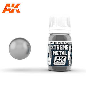 Ak Interactive Xtreme Metals 2: AK-Interactive AK488 Xtreme Metal Matte Aluminium