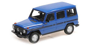 Minichamps 1 18th Scale: Minichamps 155038100 Mercedes Benz G Wagon Long (W460) 1980 Dark Blue