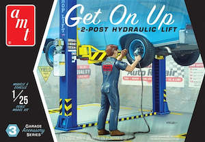 Car Kits 25th Scale: AMT PP017 Get On Up 2 Post Hydraulic Lift