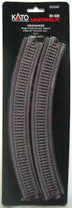 Kato N Gauge: Kato 20-530 Single Curved Viaduct 348mm R 45*