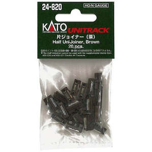 Kato 24-820 Unitrack 1/2 Joiners (20)Brown