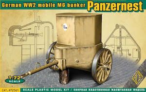Military Kits 1 72nd Scale: ACE Models 72561 German WW2 Mobile MG Panzernest
