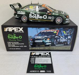 Apex Resin 1 18: Apex AR80310 Ford FGX Falcon #52D Reynolds/Canto 2012 Bathurst