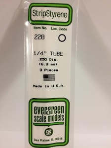 Evergreen: Evergreen 228 Tube - 6.30mm