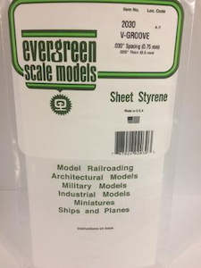 Evergreen: Evergreen 2030 Sheet - V Groove - 0.75mm