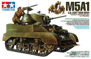 Tamiya 35: Tamiya 35313 M5A1 with Figures - 1/35 Scale
