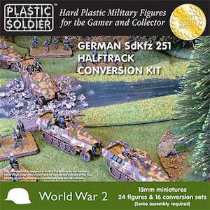 Wargaming 1 100th Scale 15mm: PSC WW2V15013 German Sd.Kfz. 251 Halftrack Conversion Kit