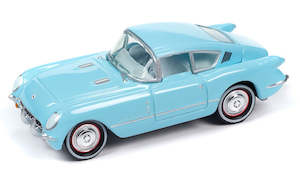 Johnny Lightning 1 64th Scale: Johnny Lightning 1954 Chevy Corvair Concept- Sky Blue
