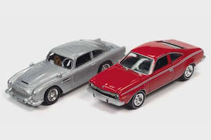 Johnny Lightning 1 64th Scale: Johnny Lightning 007 Twin Pack AMC Hornet & Aston Martin DB5
