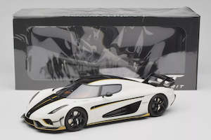 Gt Spirit 1 18th Scale: GT Spirit GT913 Koenigsegg Regera 2023 Record White