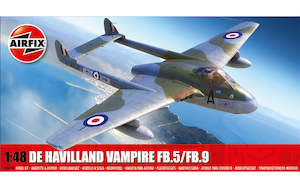 Airfix Aircraft 1 72: Airfix 06108 de Havilland Vampire FB5/FB9 – 1/48