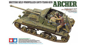 Tamiya 35: Tamiya 35356 British Self-Propelled Anti-Tank Gun Archer - 1/35 Scale