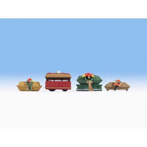 Noch 14874 HO Funeral Accessories