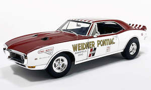 Acme 1 18th Scale: ACME 1805221 1968 Pontiac Firebird First Ram Air II - Weidner Pontiac Drag Car