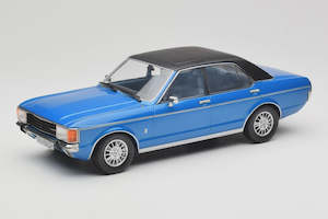 Model Car Group 18394 Ford Granada Mk1 1975 Blue w/ Black Vinyl Roof