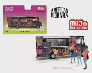 American Diorama: American Diorama 70100MJ1:64 Food Truck - DOTD