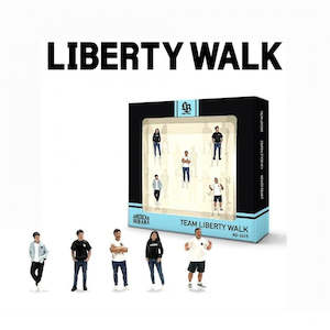 American Diorama: American Diorama 2415 Team Liberty Walk (Set of 5 figures)