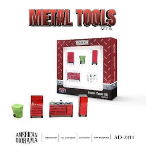 American Diorama: American Diorama 2411 Metal Tools - Set B