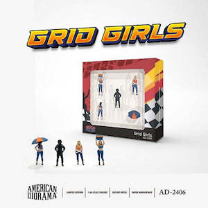 American Diorama: American Diorama 2406 Grid Girls Set