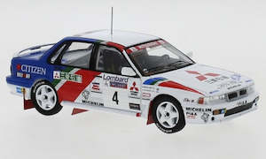 Ixo 1 43rd Diecast: IXO RAC347LQ Mitsubishi Galant VR-4 #4 RAC Rally Vatanen/Berglund