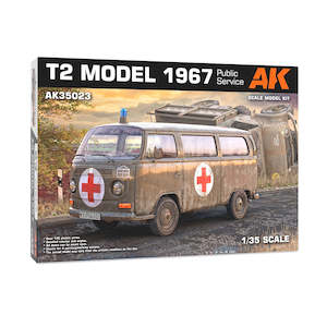 Ak Interactive Military Kitsets: AK-Interactive AK35023 VW T2 Public Service Van