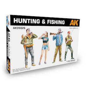 Ak Interactive Military Kitsets: AK-Interactive AK35026 Hunting & Fishing