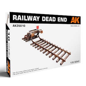 Ak Interactive Military Kitsets: AK-Interactive AK35010 Railway Track Dead End
