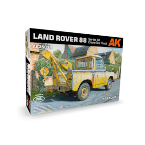Ak Interactive Military Kitsets: AK-Interactive AK35014 Land Rover 88 Series IIA Crane/Tow Truck - 1/35