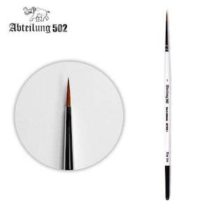 Ak Interactive Abteilung 502 Paint Brushes: Abteilung 502 ABT850-1 Top Line Deluxe Marta Kolinsky Brush