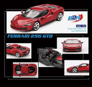 Bbr Models: BBR 64006 Ferrari 296 GTB – Rosso Imola