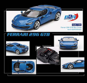 BBR 64004 Ferrari 296 GTB Blu Corsa