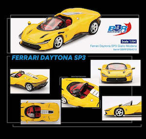Bbr Models: BBR 64018 Ferrari Daytona SP3 Giallo Modena