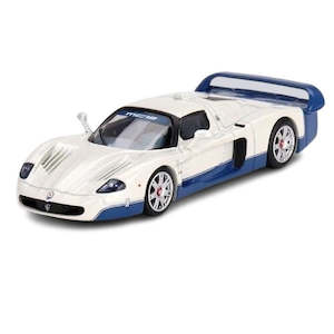 BBR 6414 Maserati MC12 Stradale White w/ Blue Stripes
