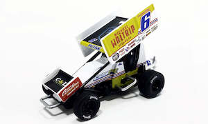 Acme Sprint Cars 50th Scale: ACME 5024014 2024 #6 Bill Rose Racing/Michael Waltrip Brewing Co Sprint car - Bill Rose