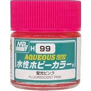 Gsi Creos Mr Hobby: Mr. Hobby Aqueous H099 Flourescent Pink